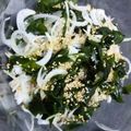kanon0208's cooksnap of when they made 新玉ねぎとわかめのサラダ.