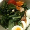 水城芳華's cooksnap of when they made 必殺！生で食べたい☆ほうれん草のサラダ.