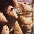 tortolos's cooksnap of when they made さくっとしっとり☆レーズンの三角スコーン.