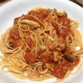 よっちゃん★★'s cooksnap of when they made ツナとしめじのトマトパスタ.