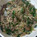 ちさ猫's cooksnap of when they made 家庭の牛丼?すき焼き丼?.