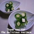 プンプン庵's cooksnap of when they made きゅうりでチーズをクルンクルン＠＠＠.