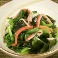 chieko333's cooksnap of when they made ほうれん草とわかめのおひたし.