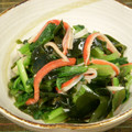 chieko333's cooksnap of when they made ほうれん草とわかめのおひたし.