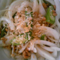 sawasour's cooksnap of when they made 新玉ねぎとオクラのおかか和え.