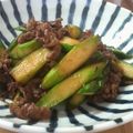 サーフブレイド's cooksnap of when they made 定番！牛肉とアスパラの炒め物.