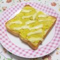 まっちー食堂's cooksnap of when they made スイートポテト風トースト.
