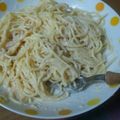 hitocco's cooksnap of when they made 簡単おいしいたらこのクリームパスタ.