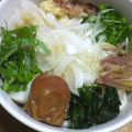 ママバナナin北欧's cooksnap of when they made 梅おろしサラダうどん.