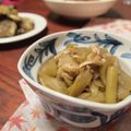 泥酔担当's cooksnap of when they made 山うどの炒め煮・葉の天ぷら.