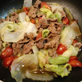 マミヤハル's cooksnap of when they made 牛肉とレタス、トマトの炒め物.