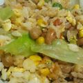 sty1ek71's cooksnap of when they made 子供大好き☆簡単レタス納豆チャーハン.