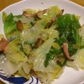 イッパイアッテナア's cooksnap of when they made シンプルレタス炒め.