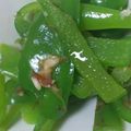 のびのびすずこ's cooksnap of when they made 超簡単レンジでピーマンのおひたし.