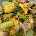 よっちょtk109's cooksnap of when they made 小松菜と豚肉のふわとろ炒め.