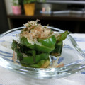 ぽっぽぺぺ's cooksnap of when they made 簡単♡ピーマンとおくらのおかか醤油炒め.