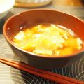 baromaman's cooksnap of when they made かんぴょうの味噌汁☆卵とじ.