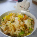 本読むねこ's cooksnap of when they made 鮭とお沢庵の簡単混ぜご飯.