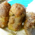masyuko80's cooksnap of when they made 豚の唐揚げ＊ピリ辛こんにゃく包み.