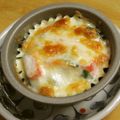 ぽりぽり拓庵's cooksnap of when they made お弁当のおかず　ミニカップグラタン☆.