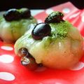 青空レモン's cooksnap of when they made 抹茶黒豆もち.