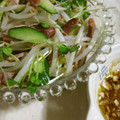 nyamonyamo's cooksnap of when they made もやしと焼き豚のねぎ塩ダレ✿.