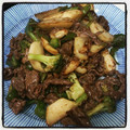 yuijuy's cooksnap of when they made かぶと牛肉のオイスターソース炒め.