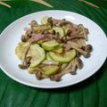 ♪あーちん♪'s cooksnap of when they made 楽ちん♪ベーコンとズッキーニの塩炒め.