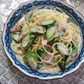 sweethazu's cooksnap of when they made アスパラとベーコンのクリームパスタ.