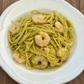 クックYS50's cooksnap of when they made 海老のパスタ　ジェノベーゼソース.