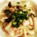 プクるん's cooksnap of when they made 簡単★たらこクリームうどん.