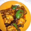 muu0000's cooksnap of when they made 鶏とピーマン、茄子の四川炒め.