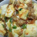 hitomiyasu's cooksnap of when they made 本格　四川麻婆豆腐.