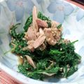 まろ☆☆'s cooksnap of when they made 人参の葉のさっぱりごまあえ♪.