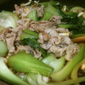 butawo's cooksnap of when they made 豚肉入り青梗菜と厚揚げの中華風うま煮♬♫.