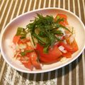 m@n@'s cooksnap of when they made トマトのさっぱりサラダ.。o○.