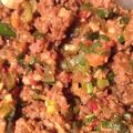 lovemojo's cooksnap of when they made 焼きじゃがいもっち肉詰め☆☆☆☆.