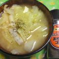 ぷぎぷぎブタ's cooksnap of when they made 一振りで！おいしい味噌汁♪.