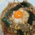 アブシンベル's cooksnap of when they made 暑い日は**冷やし山かけ月見そば**.