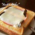 Kiraki_'s cooksnap of when they made のりハムチートースト♫.