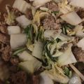 さとみんちゃちゃちゃ's cooksnap of when they made はやっうまっ☆白菜と豚ひき肉の簡単炒め.