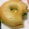 あきまりも's cooksnap of when they made ツナ玉子サラダのベーグルサンドウィッチ.