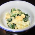 PARNELL's cooksnap of when they made ほうれん草とゆで卵のおひたし.