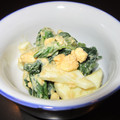 PARNELL's cooksnap of when they made ほうれん草とゆで卵のおひたし.