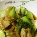 pinkkiika's cooksnap of when they made 鶏肉とちんげん菜の炒め物.