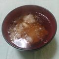 ﾁｲﾁｬﾝﾏﾏ's cooksnap of when they made 揚げ餅のお吸い物.