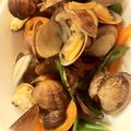ぷうひと's cooksnap of when they made あさりとピーマンのガーリックバター蒸し.