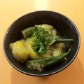 ぷうひと's cooksnap of when they made 茄子とオクラの梅煮浸し.
