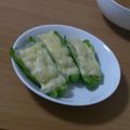 mamekasu's cooksnap of when they made ピーマンの玉ねぎ詰め.