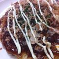 Aika0423's cooksnap of when they made ☆ふわふわお好み焼き☆.